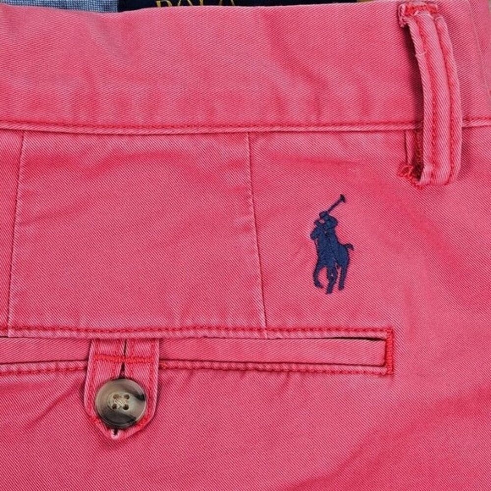 Polo Ralph Lauren Stretch Straight Fit Washed Chino Pant Men's Size 34x30 Pink - Picture 1 of 16